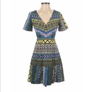 Plenty TRACY REESE Fit Flare Colorful Mini Dress